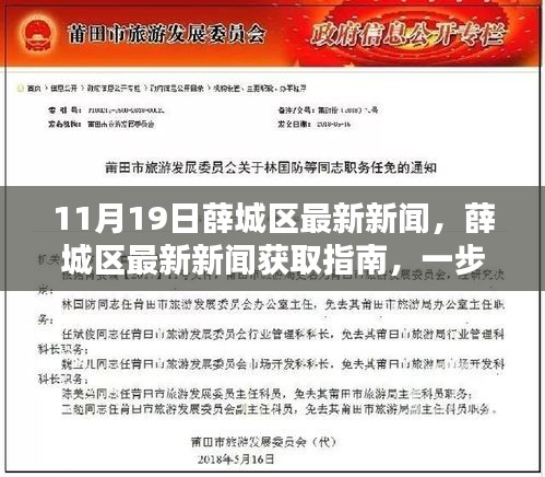 11月19日薛城区最新新闻获取指南，教你如何掌握最新动态