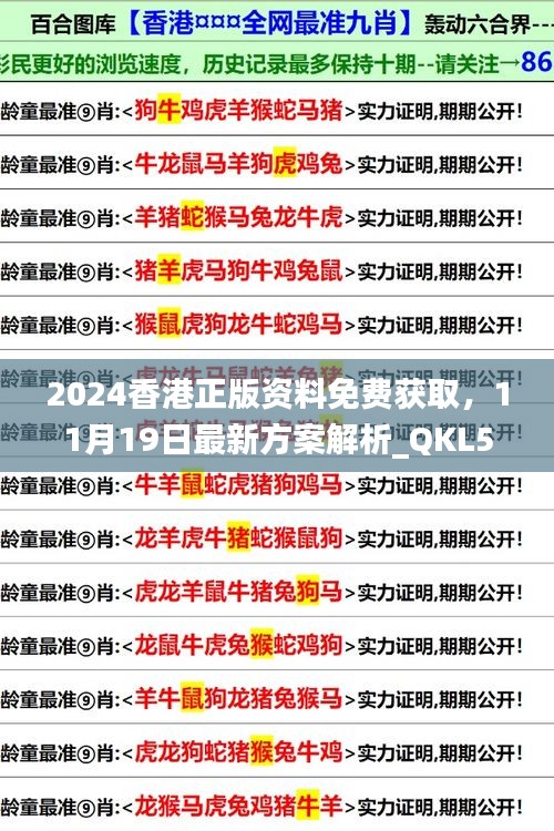 2024香港正版资料免费获取，11月19日最新方案解析_QKL5.38.35多功能版