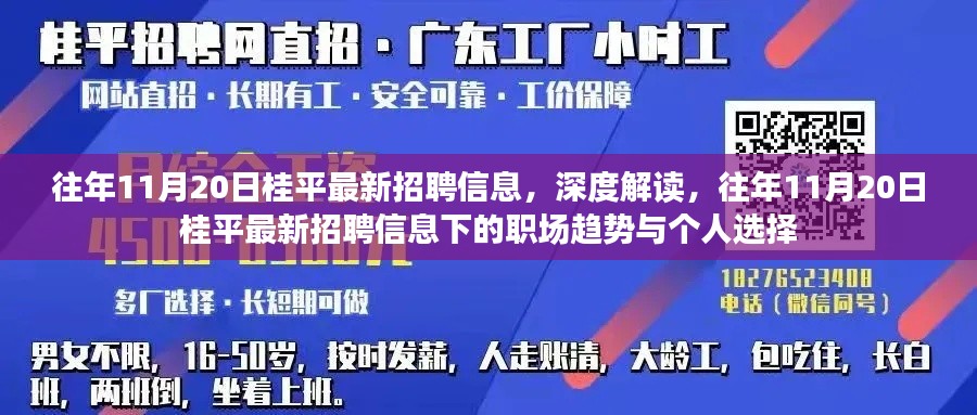 往年11月20日桂平最新招聘信息及职场趋势与个人选择深度解读