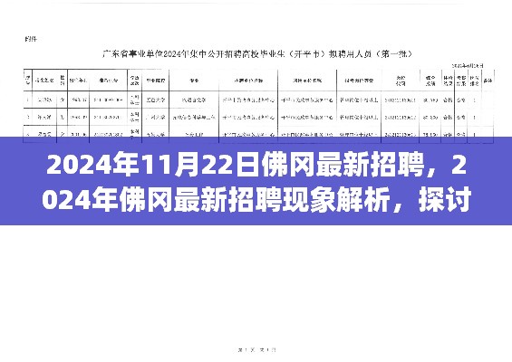 佛冈最新招聘现象解析，探讨利弊与个人立场