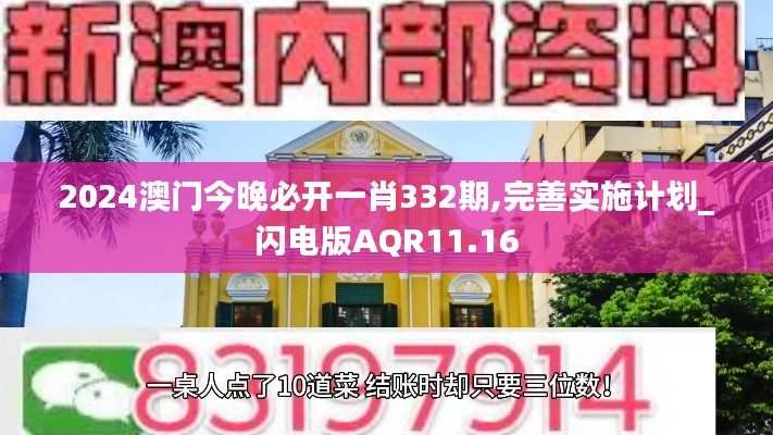 2024澳门今晚必开一肖332期,完善实施计划_闪电版AQR11.16