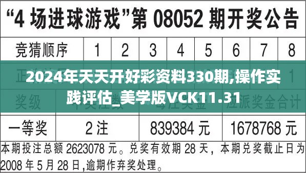 2024年天天开好彩资料330期,操作实践评估_美学版VCK11.31