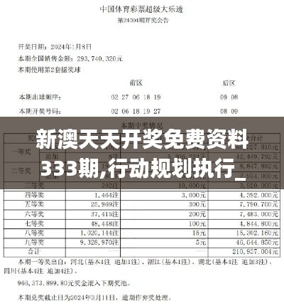 新澳天天开奖免费资料333期,行动规划执行_通行证版TUQ11.92