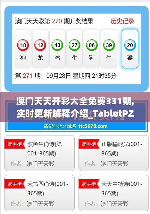 澳门天天开彩大全免费331期,实时更新解释介绍_TabletPZG11.79