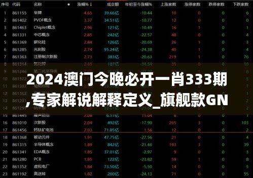 2024澳门今晚必开一肖333期,专家解说解释定义_旗舰款GNK11.59