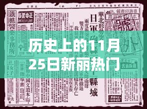 揭秘历史上的11月25日新丽热门消息内幕