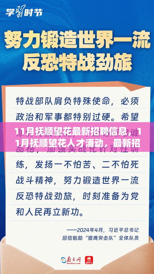 11月抚顺望花人才涌动，最新招聘信息深度解析与求职指南