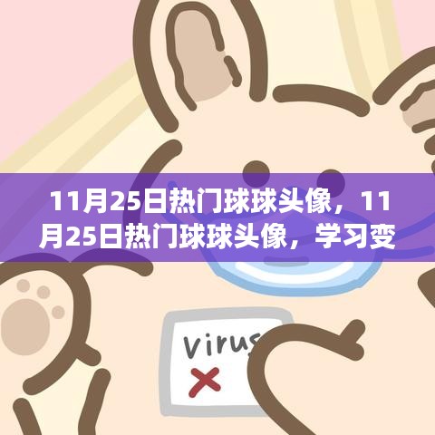 11月25日热门球球头像，学习变化，自信闪耀，启程成就梦想之旅