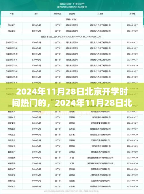 北京开学时间热议背后的观点分享，2024年11月28日的开学时间探讨