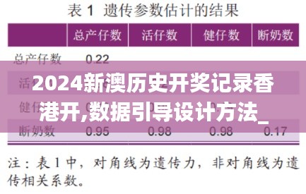 2024新澳历史开奖记录香港开,数据引导设计方法_零障碍版PZN34.519