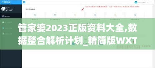 管家婆2023正版资料大全,数据整合解析计划_精简版WXT33.522