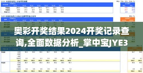 奥彩开奖结果2024开奖记录查询,全面数据分析_掌中宝JYE33.884