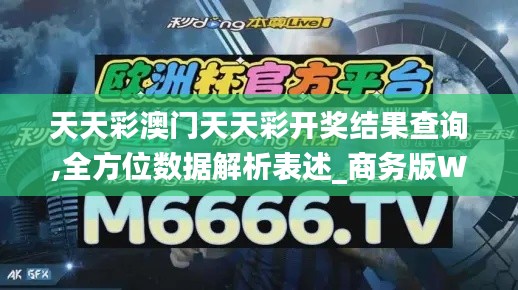 天天彩澳门天天彩开奖结果查询,全方位数据解析表述_商务版WIX80.689