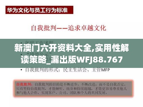 新澳门六开资料大全,实用性解读策略_漏出版WFJ88.767