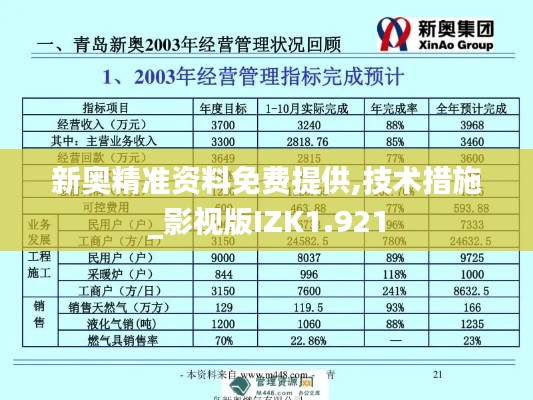 新奥精准资料免费提供,技术措施_影视版IZK1.921