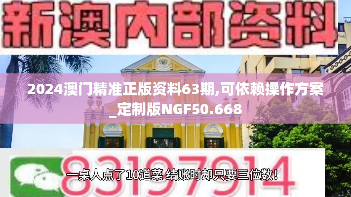 2024澳门精准正版资料63期,可依赖操作方案_定制版NGF50.668