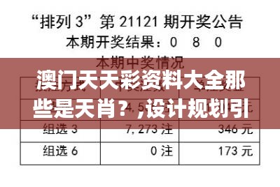 澳门天天彩资料大全那些是天肖？,设计规划引导方式_复兴版HIM78.576