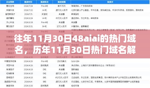 聚焦历年11月30日热门域名解析，揭秘48aiai三大要点回顾