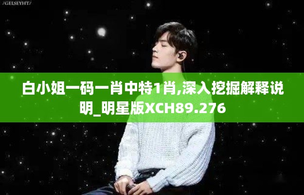 白小姐一码一肖中特1肖,深入挖掘解释说明_明星版XCH89.276