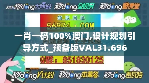 一肖一码100%澳门,设计规划引导方式_预备版VAL31.696