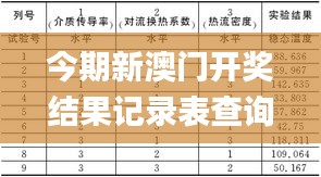 今期新澳门开奖结果记录表查询,專家解析意見_知晓版KBO48.923