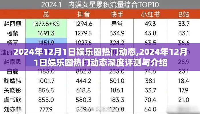 2024年12月1日娱乐圈热门动态深度解析与评测