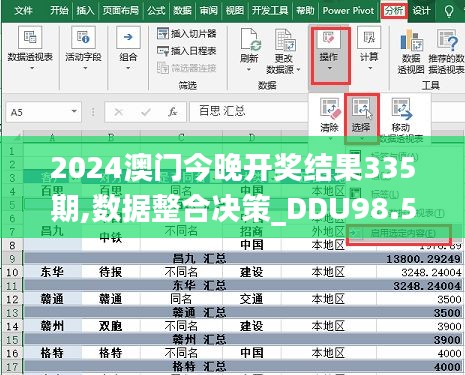 2024澳门今晚开奖结果335期,数据整合决策_DDU98.579迅捷版