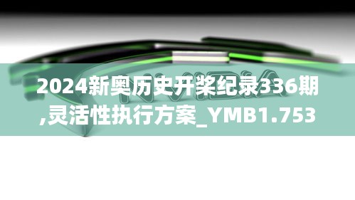 2024新奥历史开桨纪录336期,灵活性执行方案_YMB1.753高效版