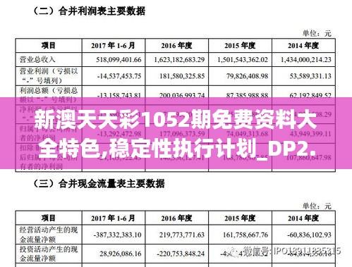 新澳天天彩1052期免费资料大全特色,稳定性执行计划_DP2.657-9