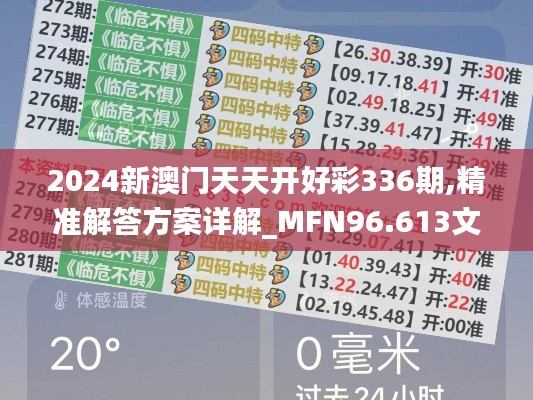 2024新澳门天天开好彩336期,精准解答方案详解_MFN96.613文化版