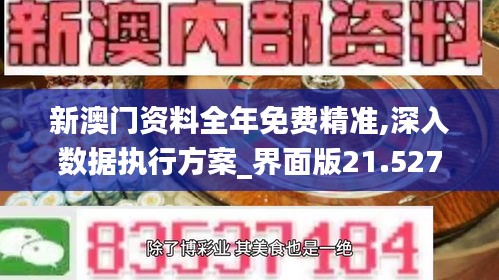 新澳门资料全年免费精准,深入数据执行方案_界面版21.527-5