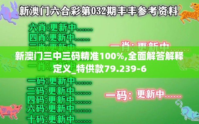 新澳门三中三码精准100%,全面解答解释定义_特供款79.239-6