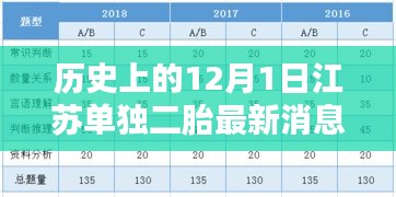 江苏单独二胎政策最新动态解析，以历史视角看江苏单独二胎政策变迁（时间线，12月1日）