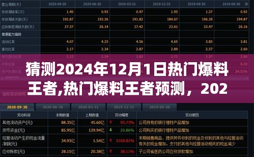 揭秘未来王者，2024年12月1日热门爆料预测与观点碰撞