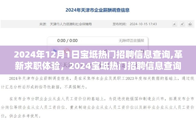 革新求职体验，2024宝坻热门招聘信息查询系统——科技引领招聘新时代