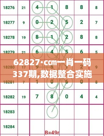 62827·c㎝一肖一码337期,数据整合实施方案_高级款8.176-5