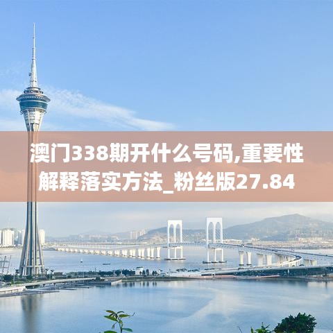 澳门338期开什么号码,重要性解释落实方法_粉丝版27.842-4