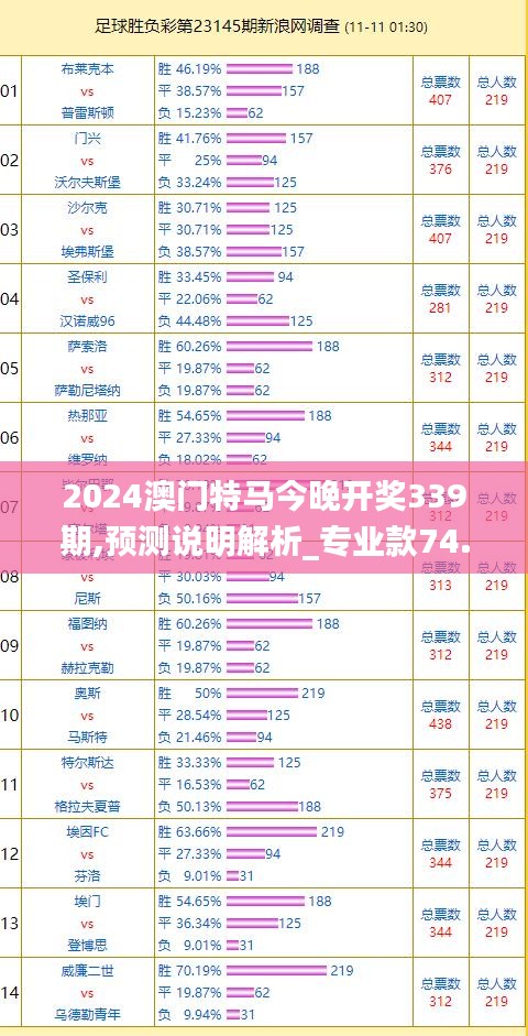 2024澳门特马今晚开奖339期,预测说明解析_专业款74.372-1