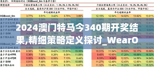 2024澳门特马今340期开奖结果,精细策略定义探讨_WearOS48.759-3