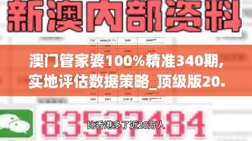 澳门管家婆100%精准340期,实地评估数据策略_顶级版20.326-9