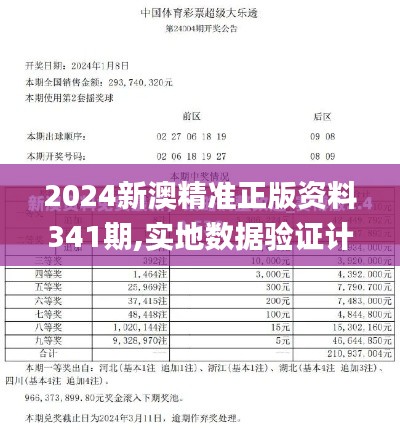 2024新澳精准正版资料341期,实地数据验证计划_NE版8.815