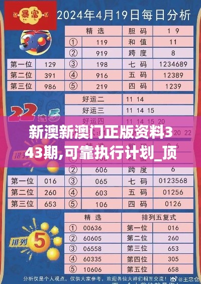 新澳新澳门正版资料343期,可靠执行计划_顶级款8.517