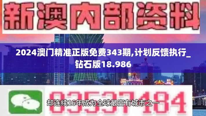 2024澳门精准正版免费343期,计划反馈执行_钻石版18.986