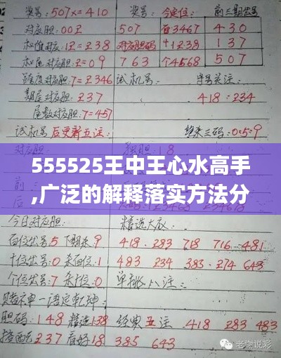 555525王中王心水高手,广泛的解释落实方法分析_动态版8.792