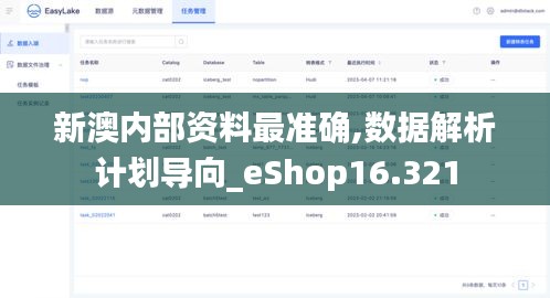 新澳内部资料最准确,数据解析计划导向_eShop16.321