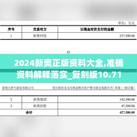 2024新奥正版资料大全,准确资料解释落实_复刻版10.718