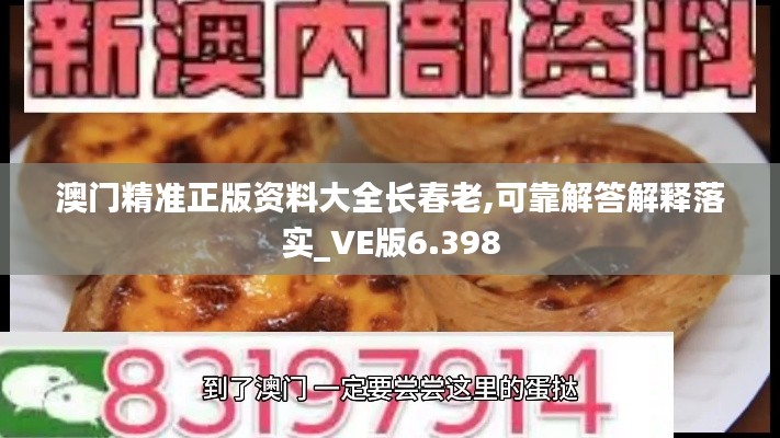 澳门精准正版资料大全长春老,可靠解答解释落实_VE版6.398