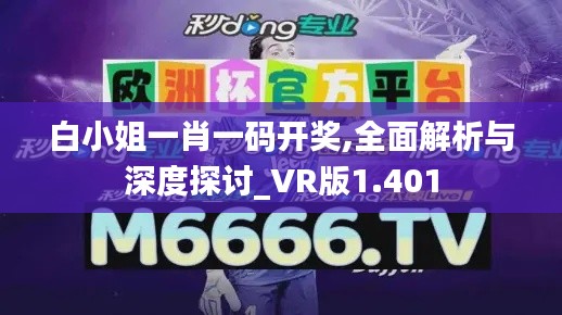 白小姐一肖一码开奖,全面解析与深度探讨_VR版1.401