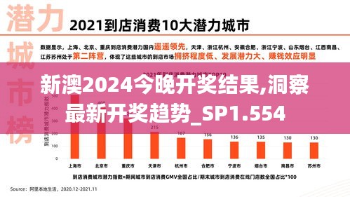 新澳2024今晚开奖结果,洞察最新开奖趋势_SP1.554