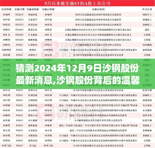 揭秘沙钢股份背后的故事，最新消息与神秘内幕揭晓，预测日期为2024年12月9日